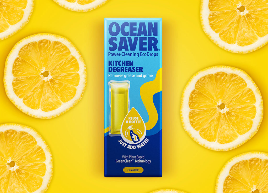 Ocean Saver power cleaning eco drops - Kitchen Degreaser.