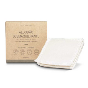 Organic reusable makeup remover wipes