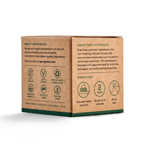 GEORGANICS Natural Toothpaste - Spearmint